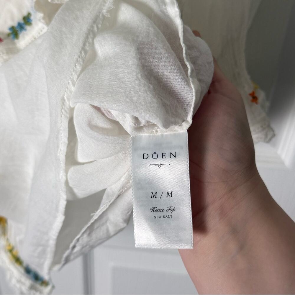 Doen Hettie Top in Sea Salt M - Picture 12 of 12